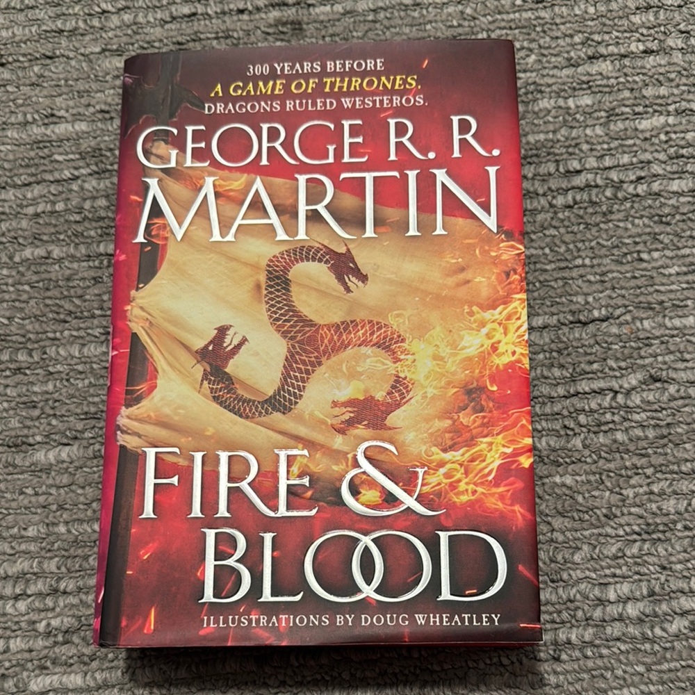Fire & Blood Hardcover Book by George Martin